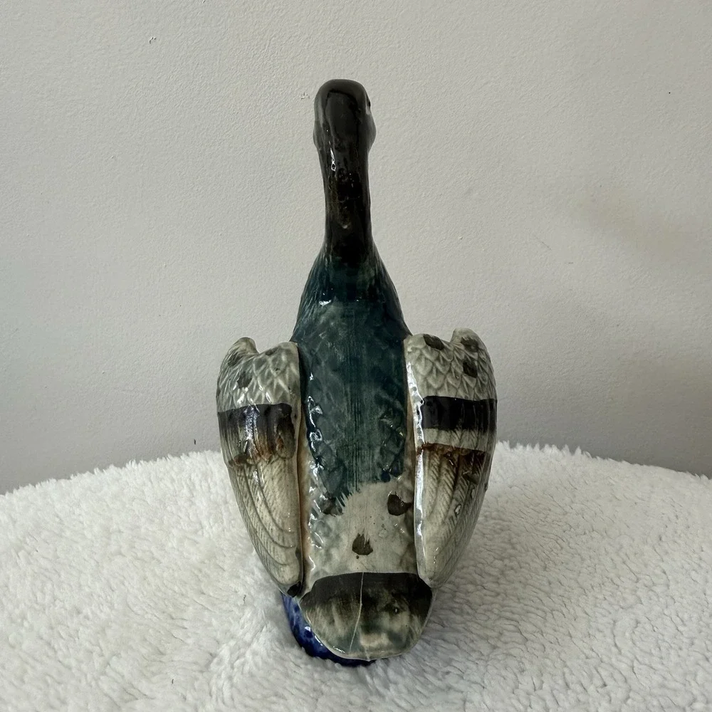 VTG Mallard Duck Porcelain Hand Painted Figurine Made in Japan 6